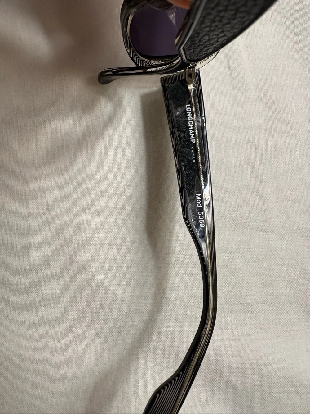 Longchamp Black Women's Cat-Eye Sunglasses